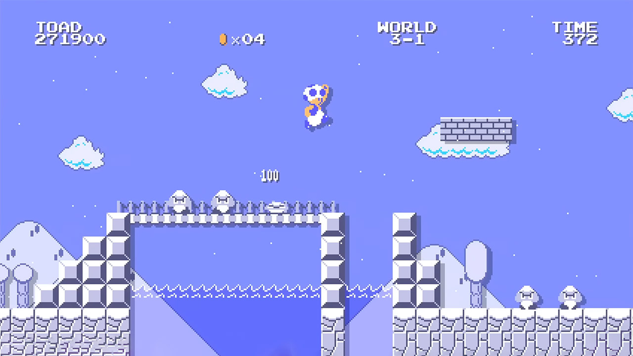 super mario bros remastered pc toad bleu