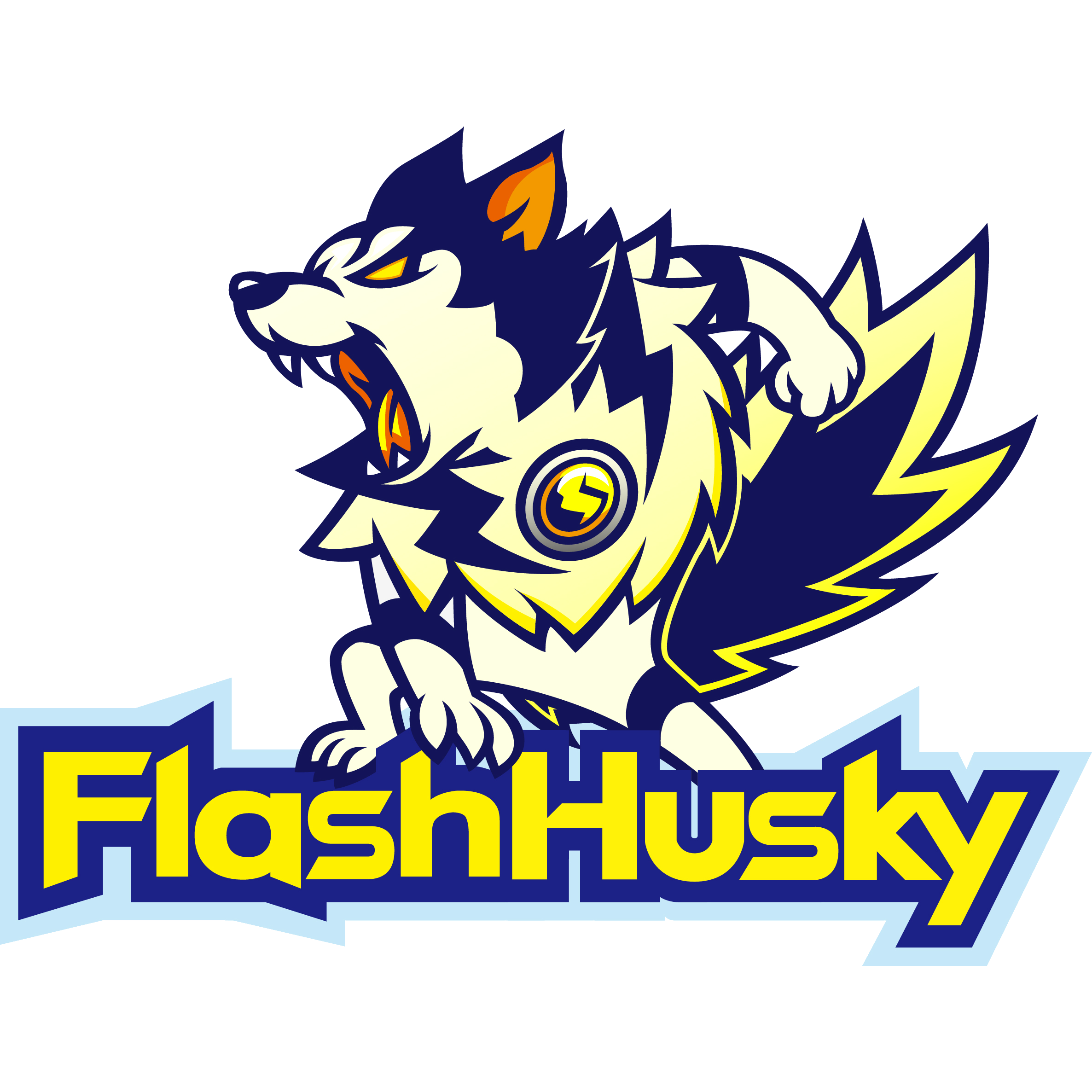 Logo de Flash Husky