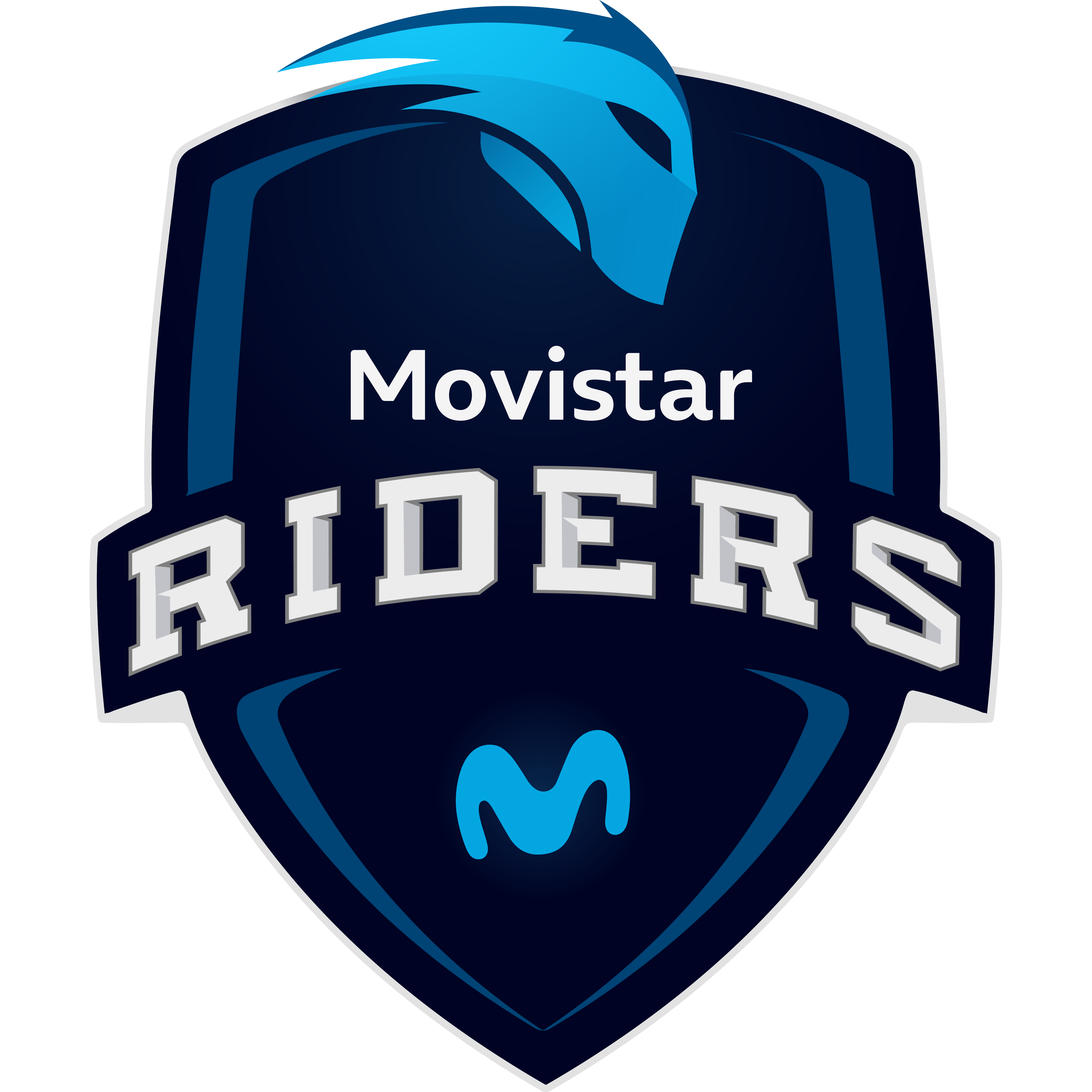 Logo de Movistar Riders Blue